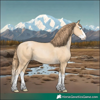 Horse Color:Smoky Black Pearl Merle Splash 