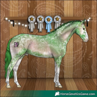Horse Color:Watercolor Blue Onyx Ice Appaloosa