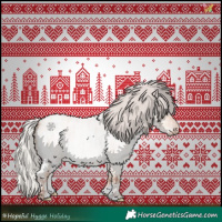 Horse Color:Silver Sable Champagne Ice Roan Dun Sabino Rabicano