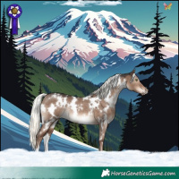 Horse Color:White Spotted Liver Red Dun Mushroom Rabicano 