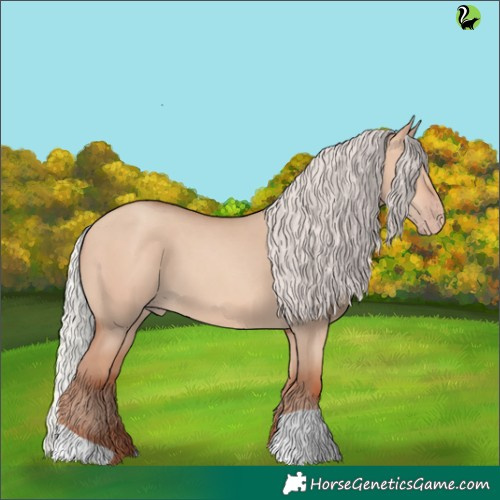 Horse Color:Silver Sable Champagne Dun 