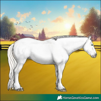 Horse Color:Gray Silver Amber Cream Champagne Roan Dun Splash Tobiano Frame Blanket Rabicano 