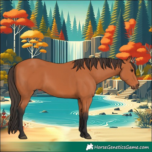 Horse Color:Bay 