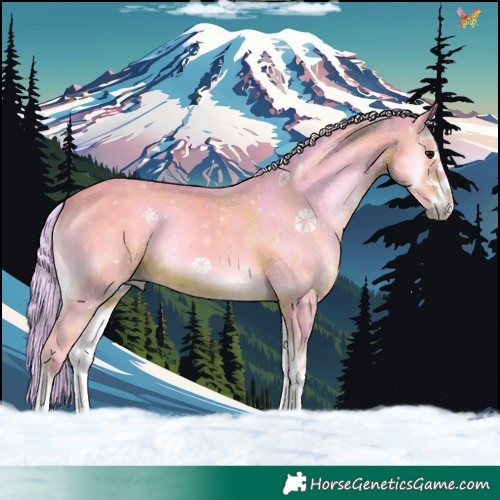 Horse Color:Watercolor Silver Brown Onyx 