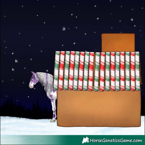 Horse Color:Watercolor Brown Splash Tobiano 