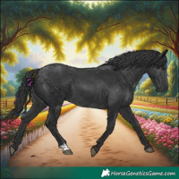 Horse Color:Black 