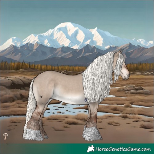 Horse Color:Liver Red Dun Mushroom 