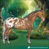 Horse Color:Silver Buckskin Tobiano Appaloosa 