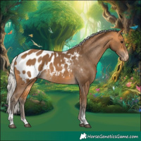 Horse Color:Silver Buckskin Tobiano Appaloosa 