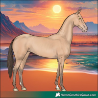 Horse Color:Amber Champagne