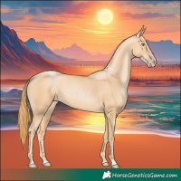 Horse Color:Gold Champagne 