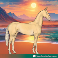 Horse Color:Gold Cream Champagne 
