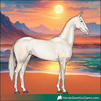 Horse Color:Smoky Black Pearl Splash 