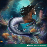 Horse Color:Gray Brown Rabicano 