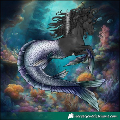 Horse Color:Black Tobiano 