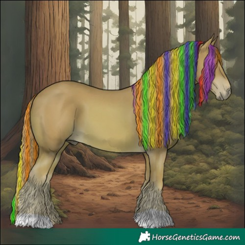 Horse Color:Painted Watercolor Chestnut 