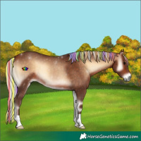 Horse Color:Painted Silver Bay Onyx 