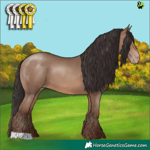 Horse Color:Sable Champagne 