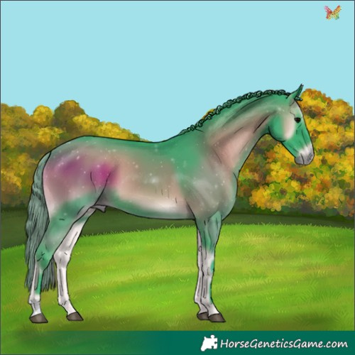 Horse Color:Watercolor Blue Onyx 