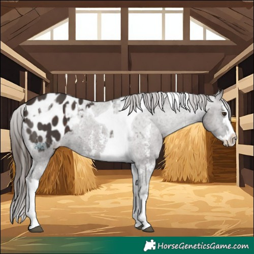Horse Color:Liver Chestnut Sabino Splash Blanket  and Liver Chestnut Sabino Splash Tobiano Blanket 