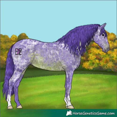 Horse Color:Watercolor Brown Ice 