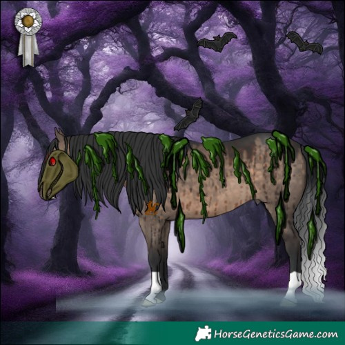 Horse Color:Brown Dun Brindle 