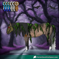 Horse Color:Brown Dun Brindle 