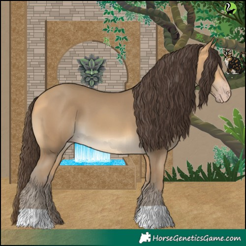 Horse Color:Sable Cream Champagne 