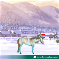 Horse Color:Void Thunderstruck Red Onyx Ice