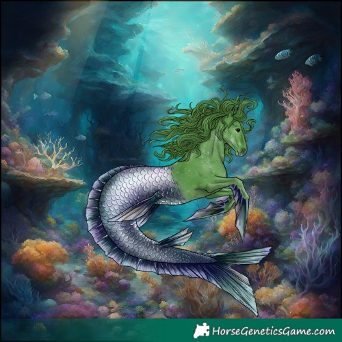 Horse Color:Powder White Watercolor Black 