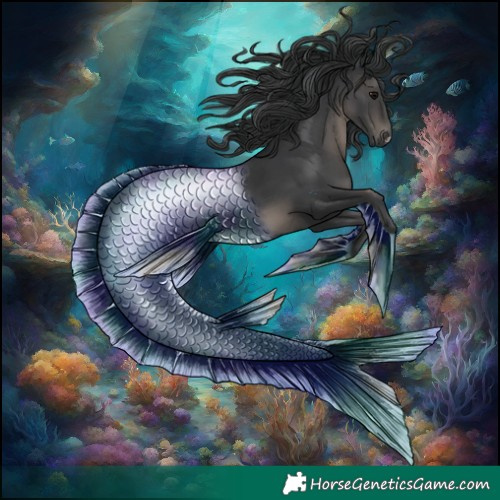 Horse Color:Black Sabino 