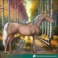 Horse Color:Liver Chestnut Pearl Mushroom 