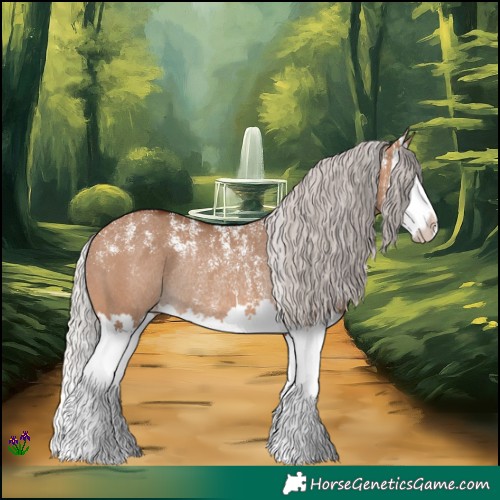 Horse Color:Powder White Silver Brown Dun Splash Rabicano
