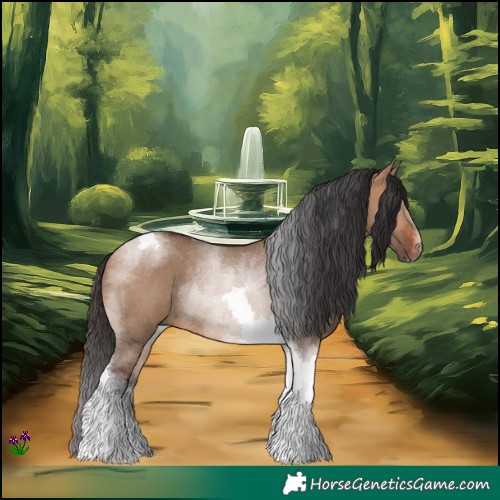 Horse Color:Bay Dun Tobiano Rabicano 