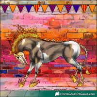 Horse Color:Classic Champagne Tobiano