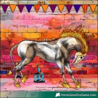 Horse Color:Classic Champagne Tobiano 