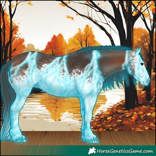 Horse Color:Thunderstruck White Spotted Bay 