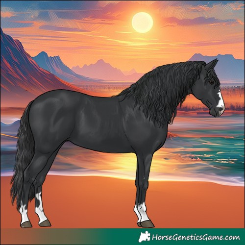 Horse Color:Black 