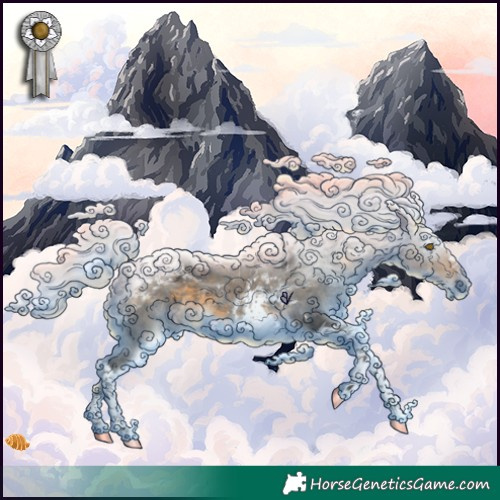 Horse Color:Gray Silver Buckskin Tobiano Rabicano 