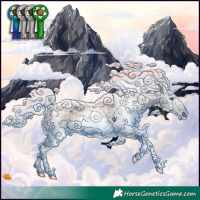 Horse Color:Gray Silver Buckskin Tobiano Rabicano 