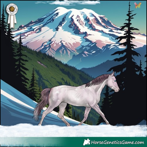 Horse Color:Watercolor White Spotted Classic Cream Champagne Roan Pearl Dun 