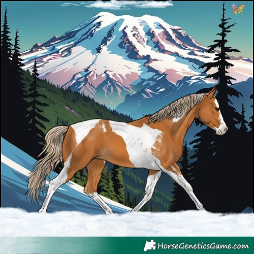 Horse Color:Palomino Splash Tobiano 