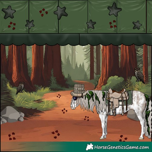 Horse Color:Silver Grullo Sabino 