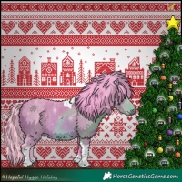 Horse Color:Watercolor Bay Tobiano 