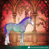 Horse Color:Watercolor White Spotted Bay