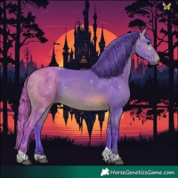 Horse Color:Watercolor Brown Tobiano