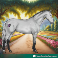 Horse Color:Silver Bay Chinchilla 