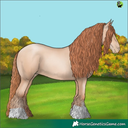 Horse Color:Amber Champagne Pearl 