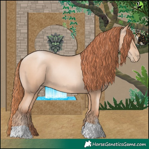Horse Color:Amber Champagne Pearl 