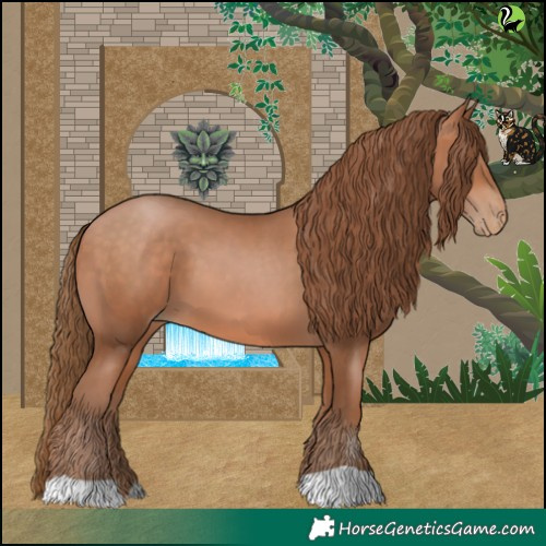 Horse Color:Brown Pearl 